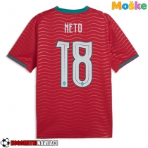Moške Nogometnih dresov Portugalska Pedro Neto #18 Domači SP 2026 Kratki rokavi